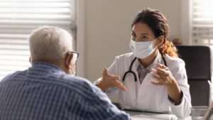 Primary care physician With Old Patient