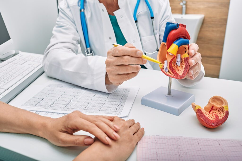 Cardiology consultation, treatment of heart disease