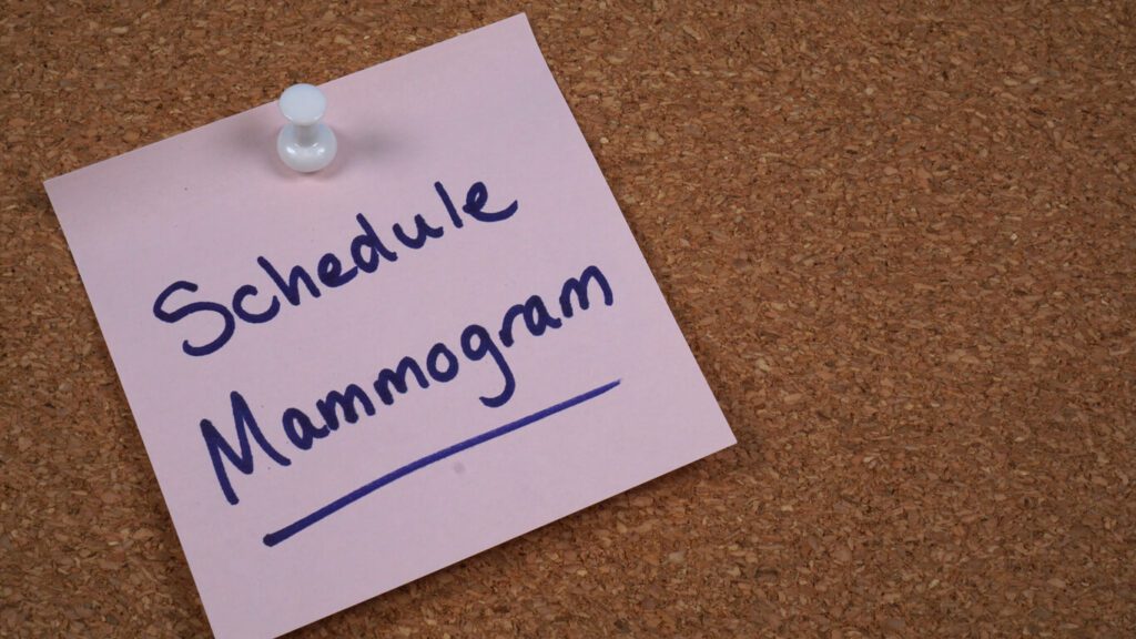 Reminder to Schedule Mammogram