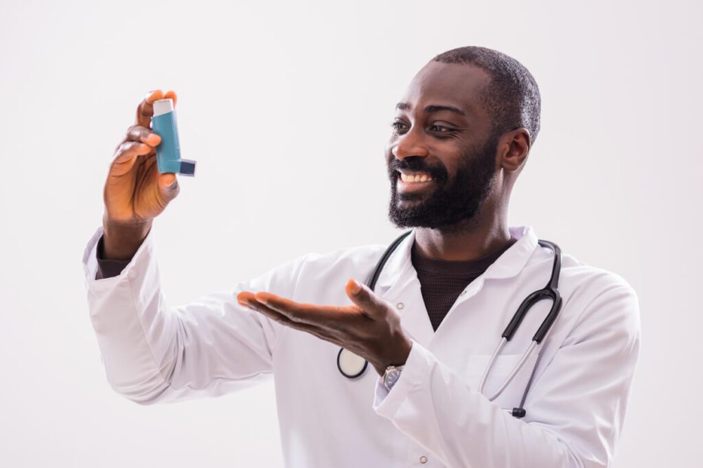 A Male Allergy and Asthma Specialist.